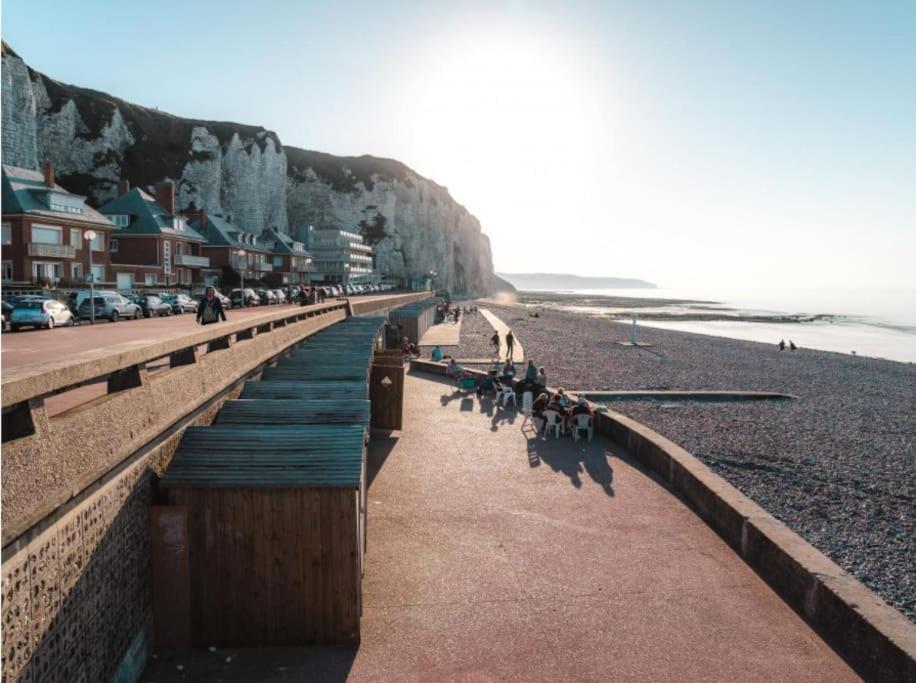 Bel Appartement Vue Mer Centre-Ville, Face Plage Dieppe Esterno foto